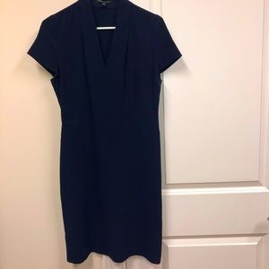 Banana Republic navy blue career dress size 4